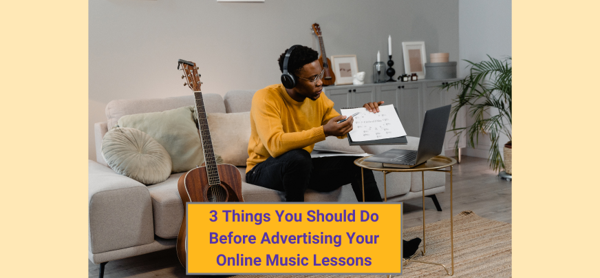 advertising music lessons online